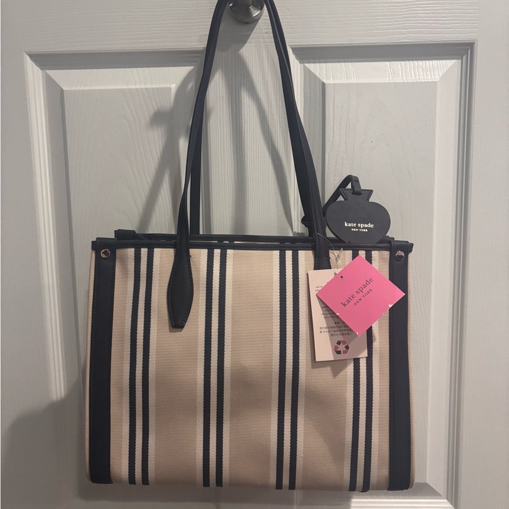 Kate Spade New York Market Striped Medium Tote NWT